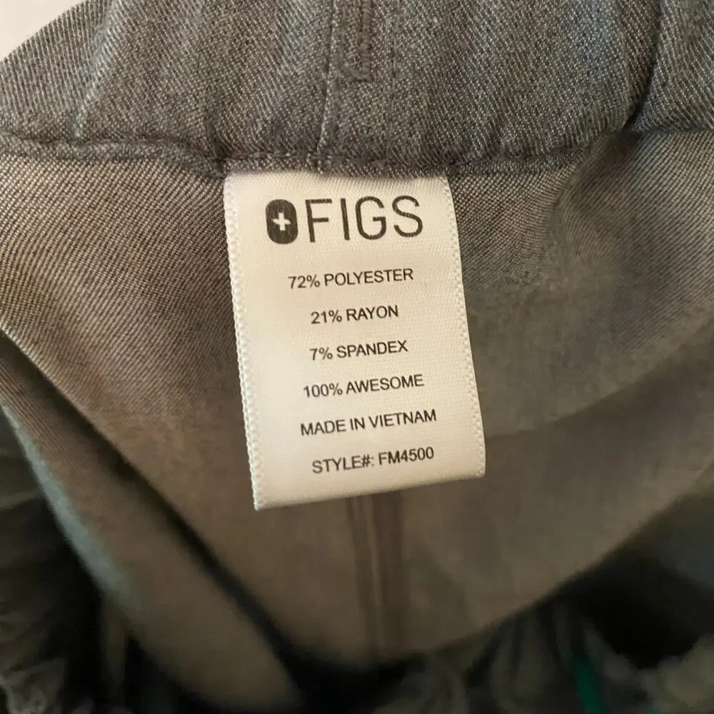 FIGS Graphite Gray Pisco Basic Scrub Pants Uniform Nurse Doctor Men size Medium